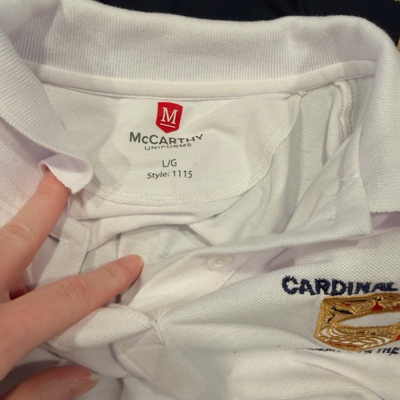 Cardinal Carter School Uniform Polo Shirts and Pants in Navy and White - Picture 7 of 11